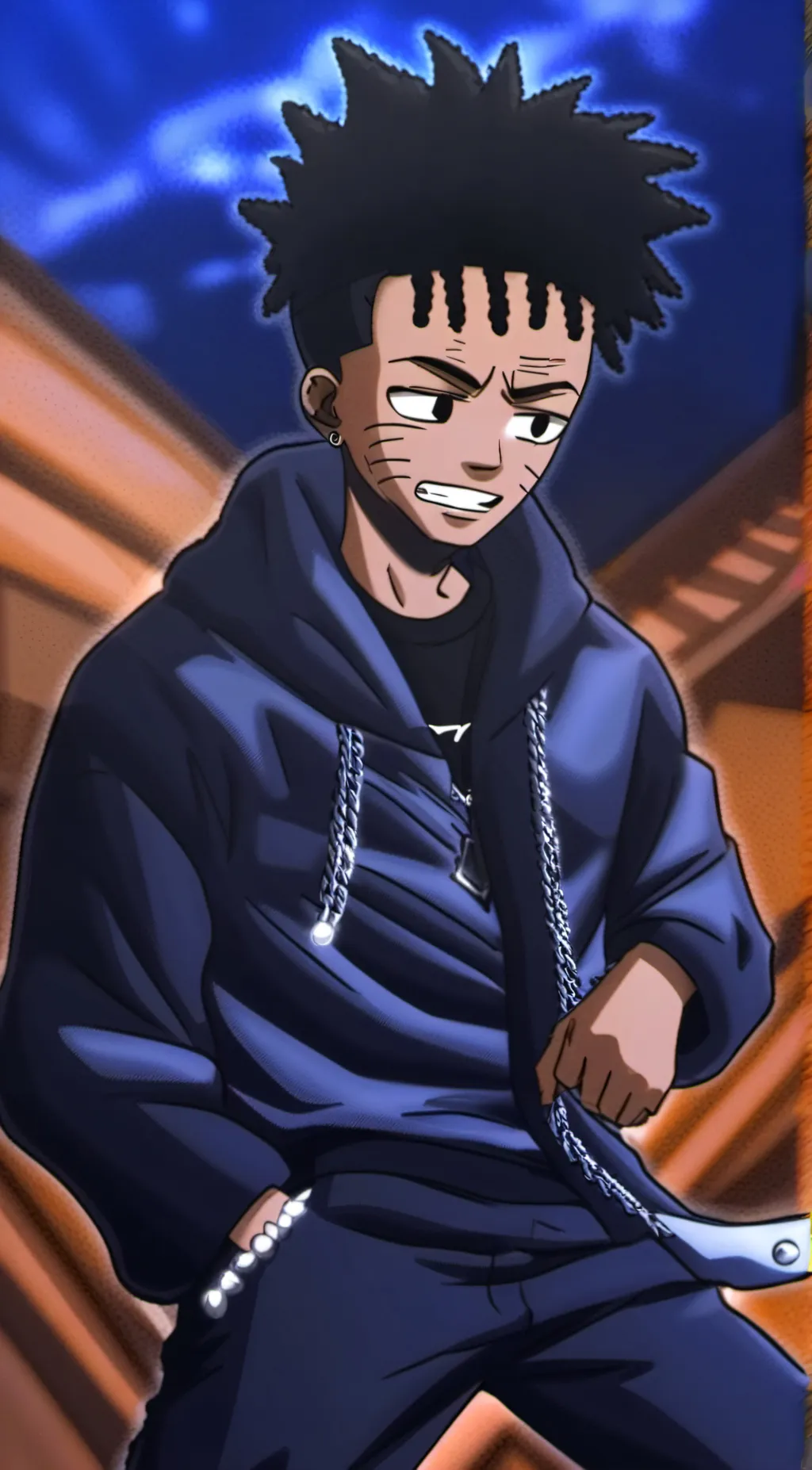 ai character: Ray  background