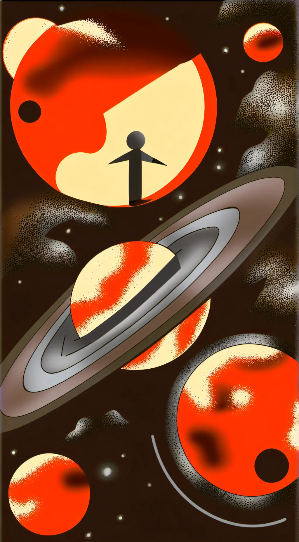ai character: *+Solar flare+* background