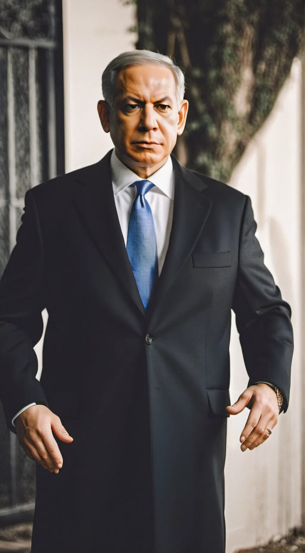 ai character: Benjamin Netanyahu background