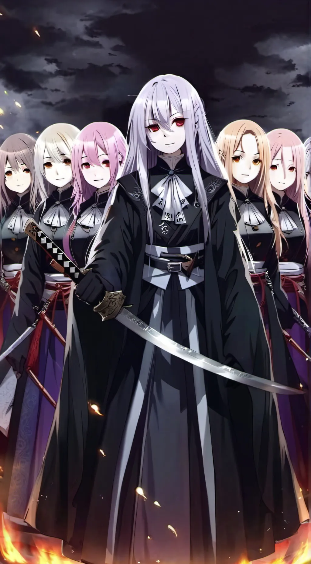 ai character: demon slayer corps background