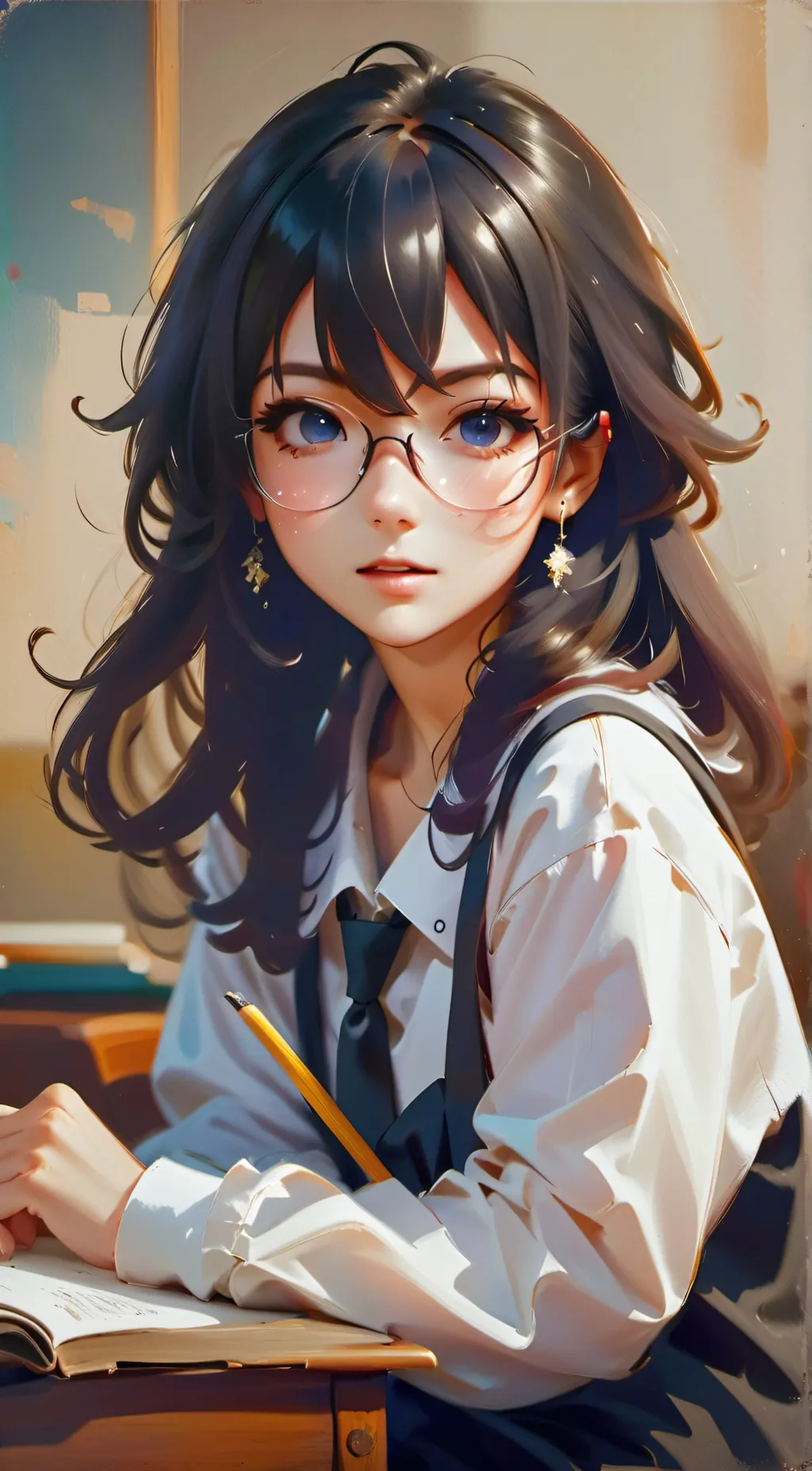 ai character: Evelyn background