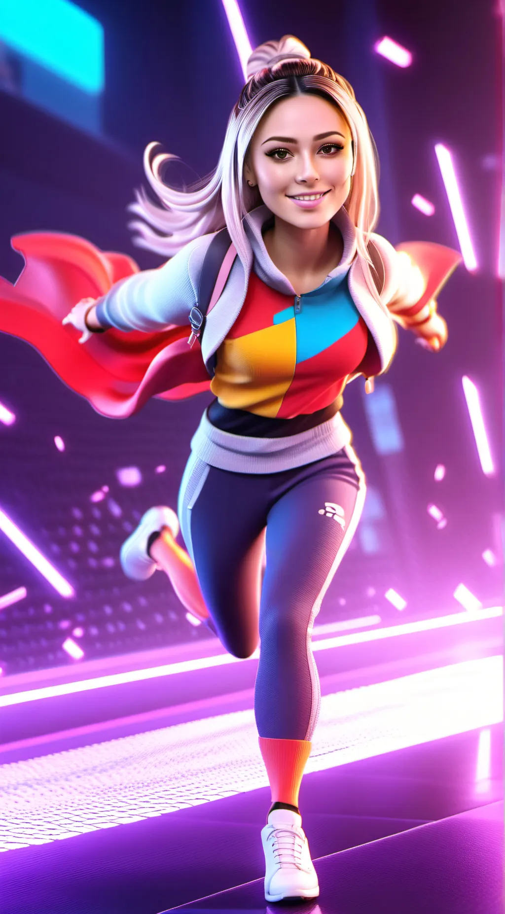 ai character: Elli  background