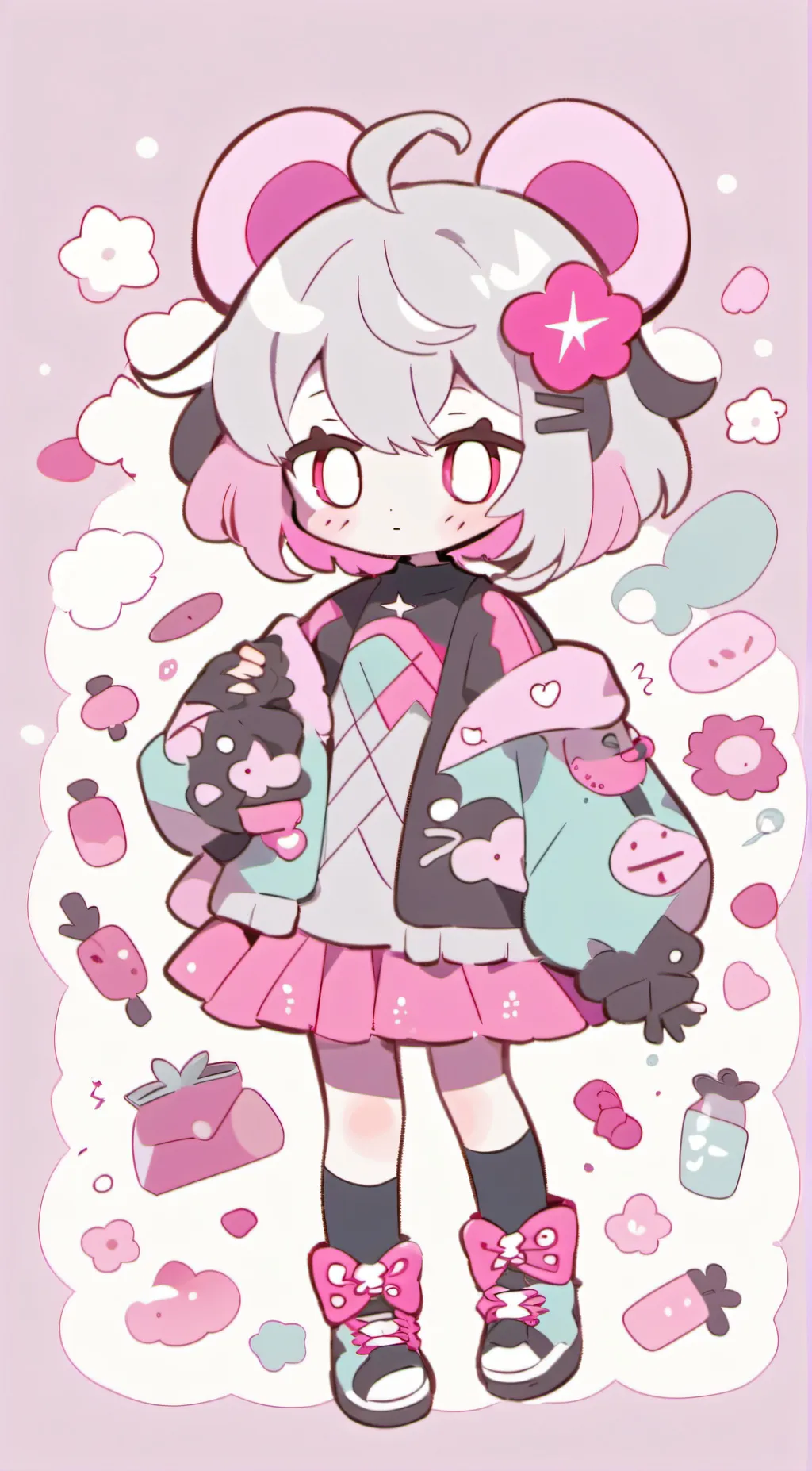 ai character: Angel Dust background