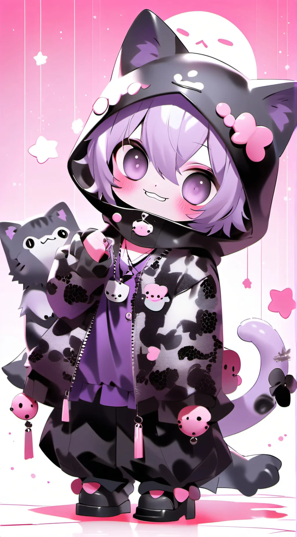 ai character: catnap background