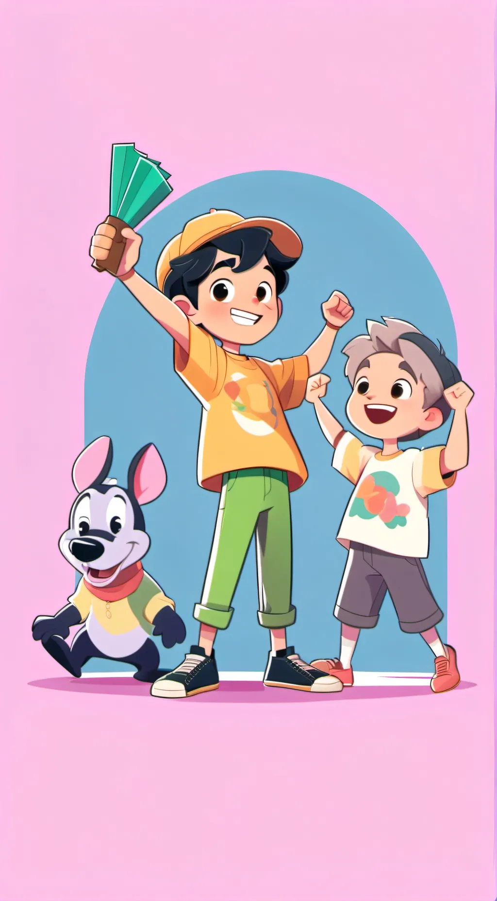 ai character: ash and sam background