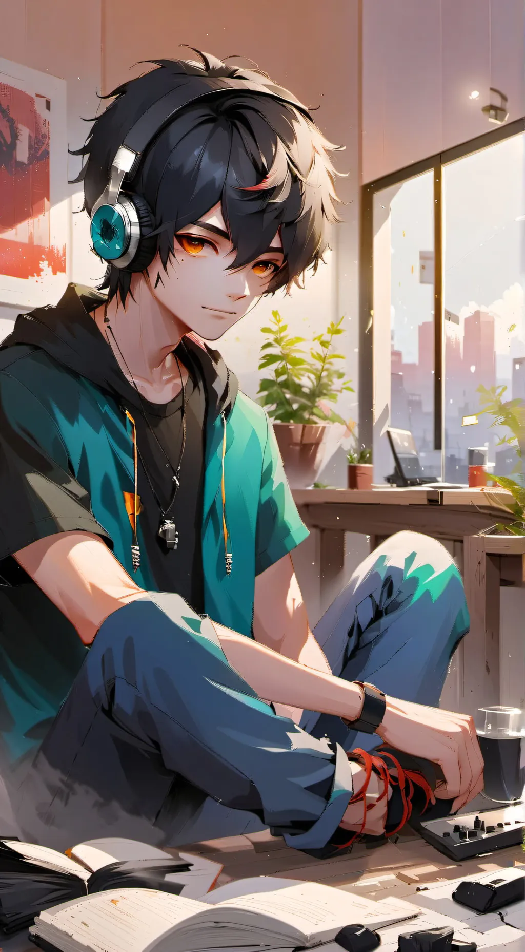 ai character: Aaron background
