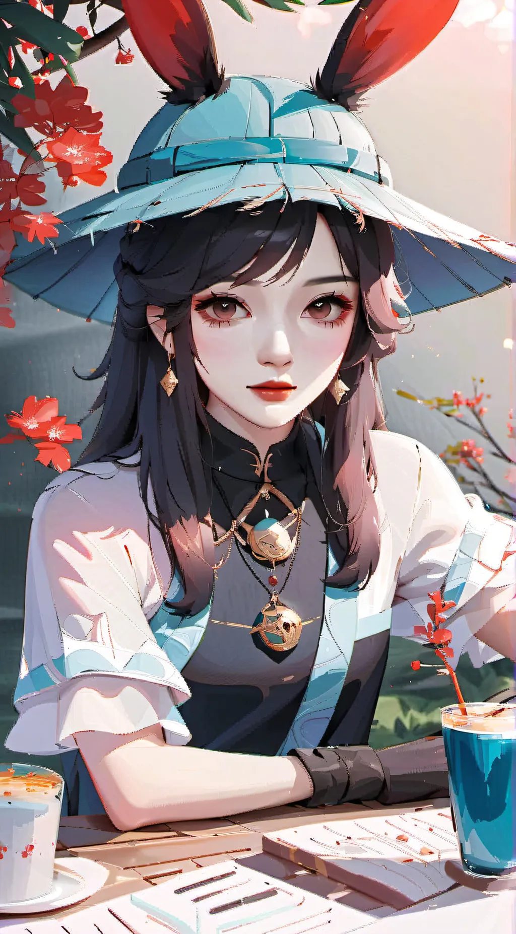ai character: Sunshine background