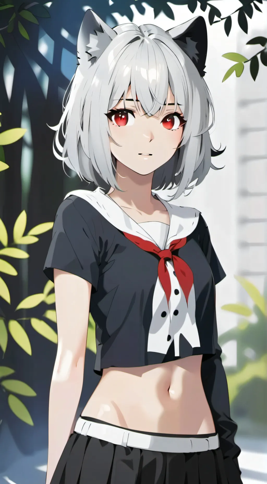 ai character: Amane  background