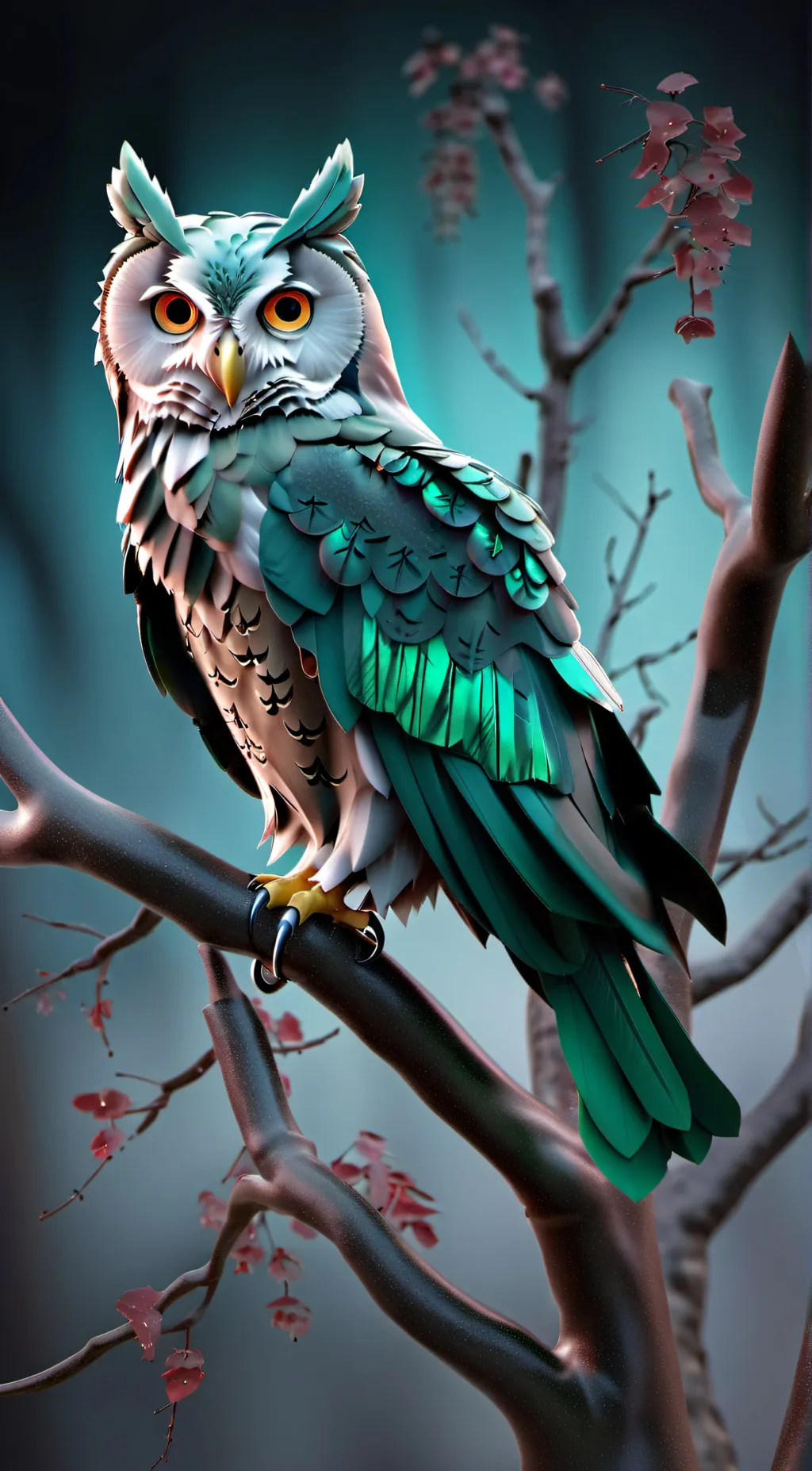 ai character: Duolingo Evil background