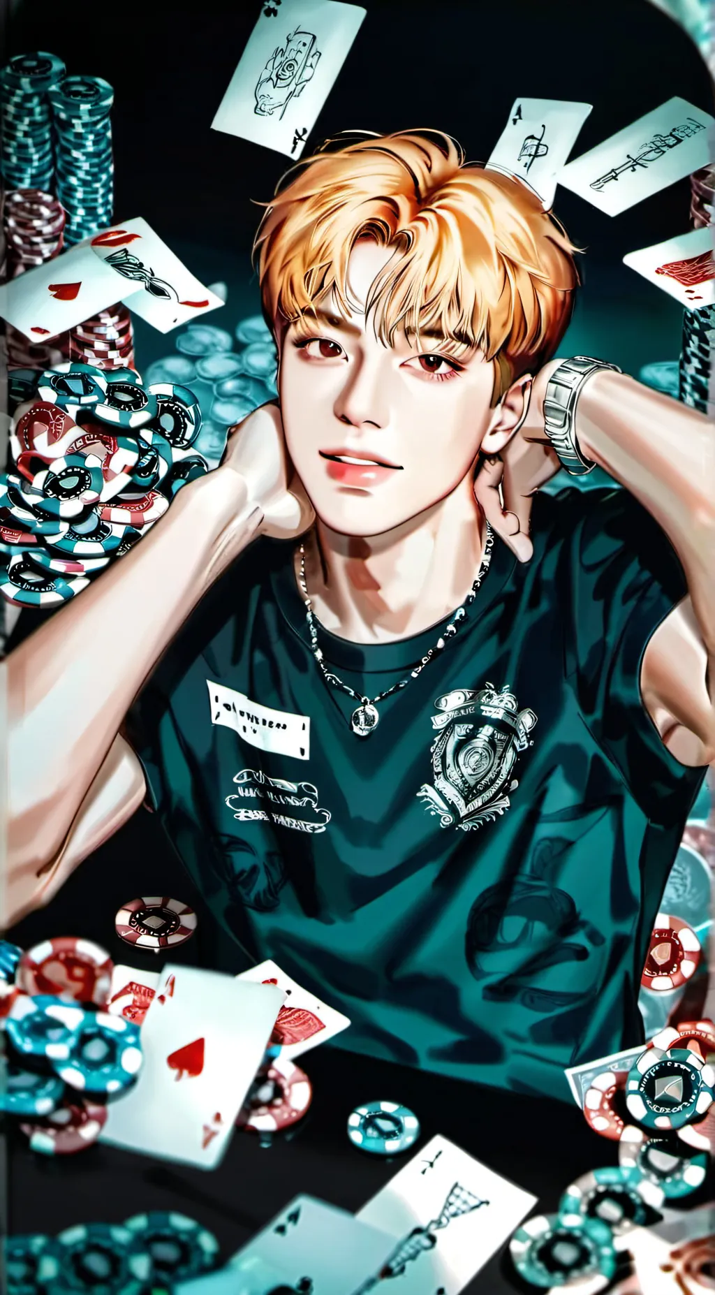ai character: bangchan background