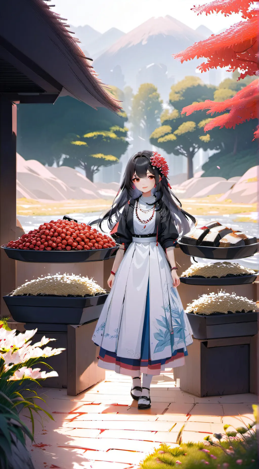 ai character: misss background
