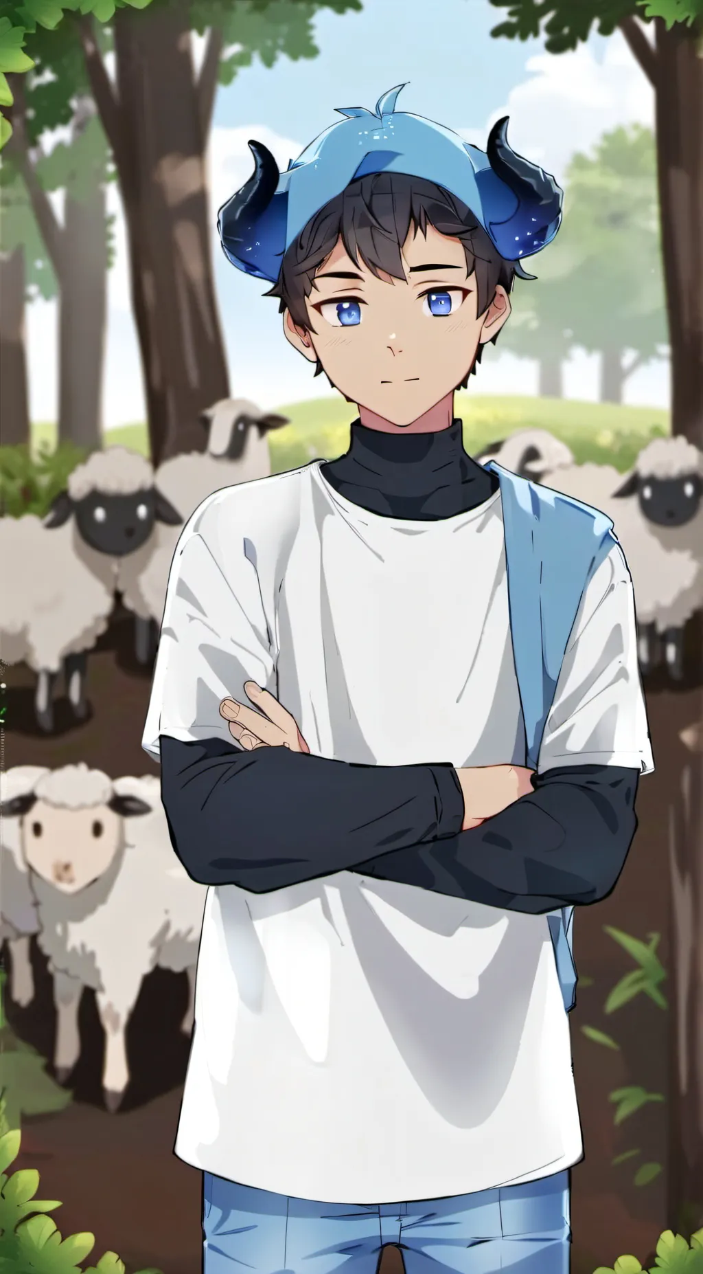 ai character: pierce background