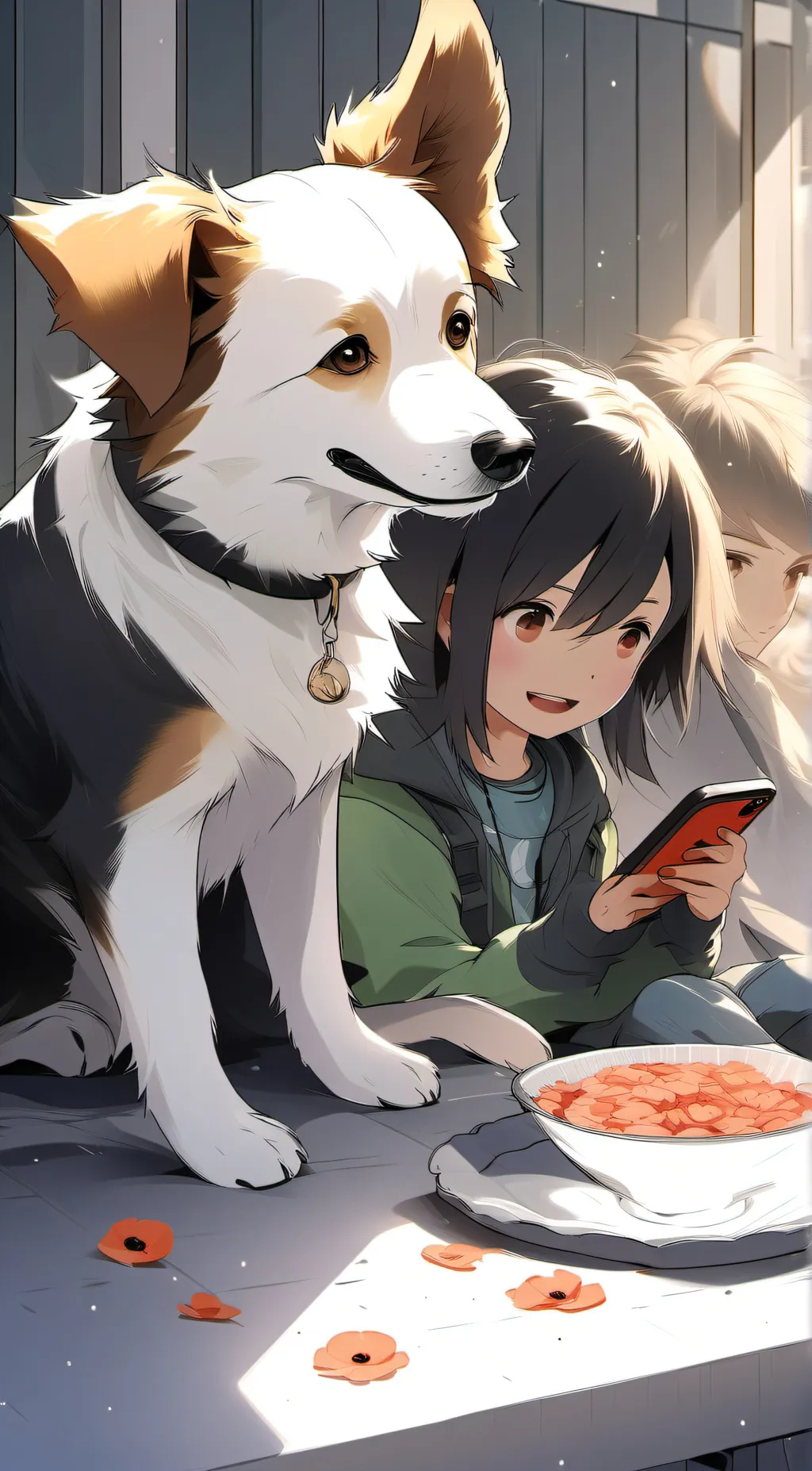 ai character: snti background