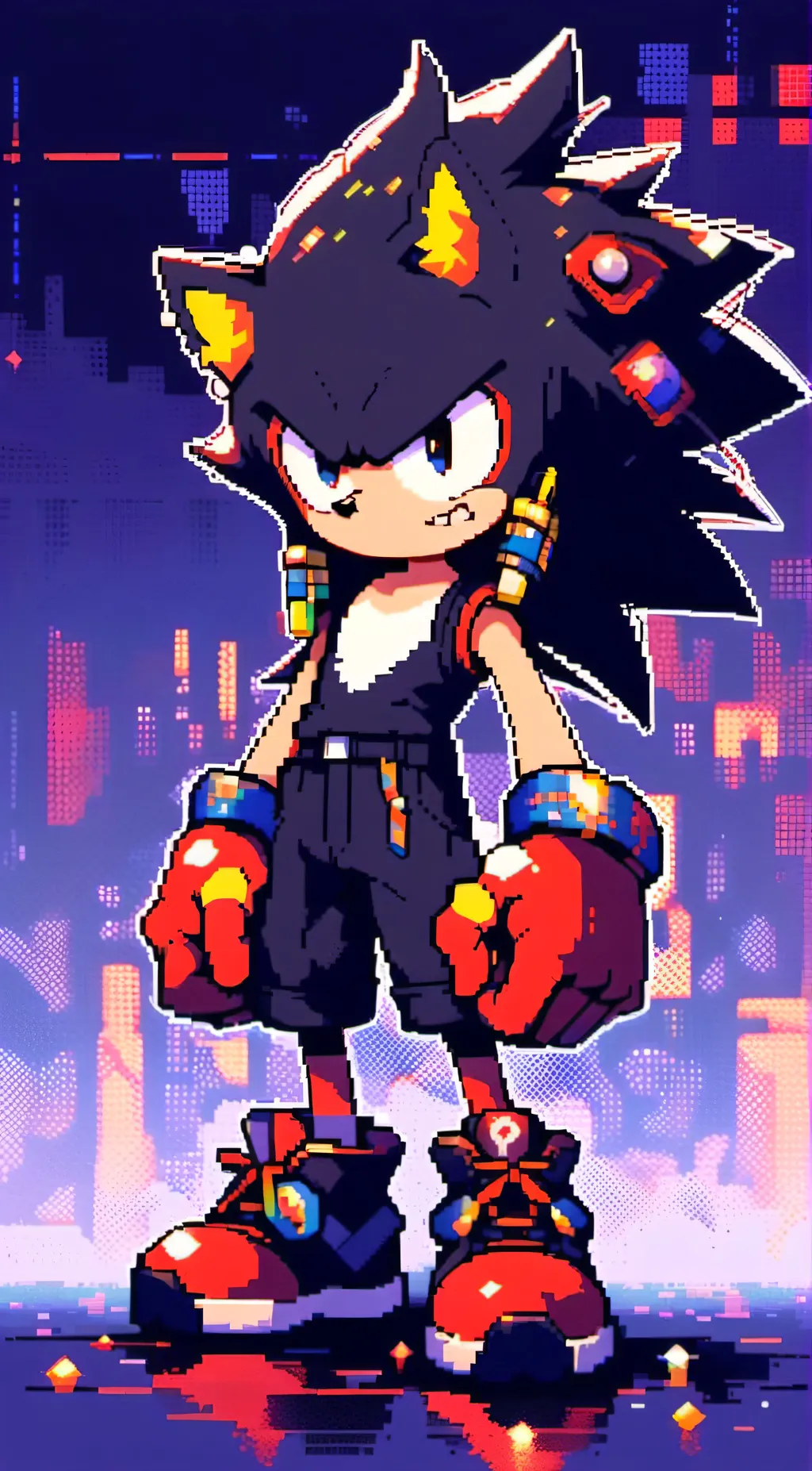 ai character: Shadow background