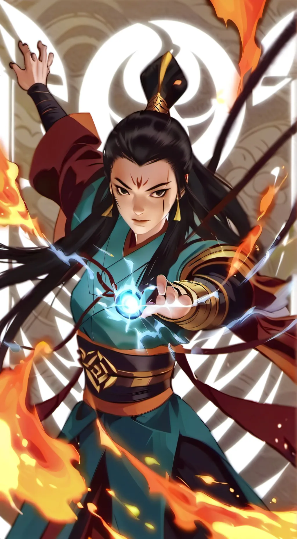 ai character: Hope  background