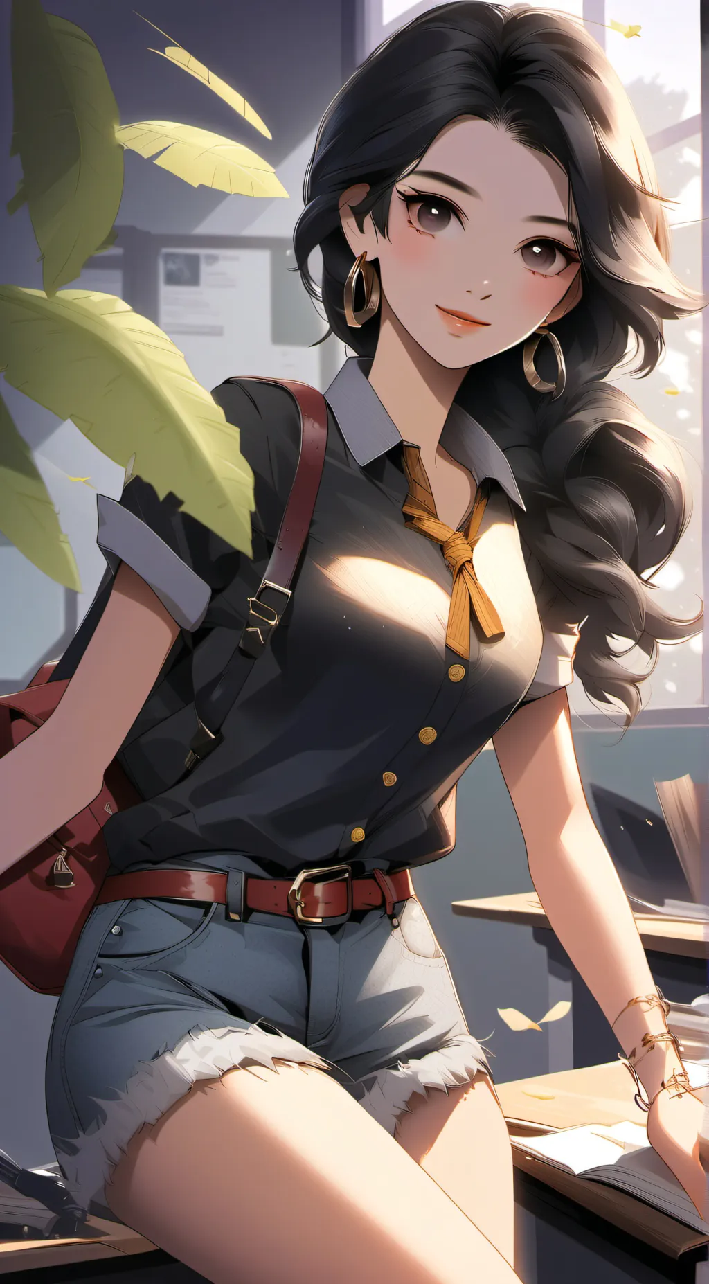 ai character: Harumi background