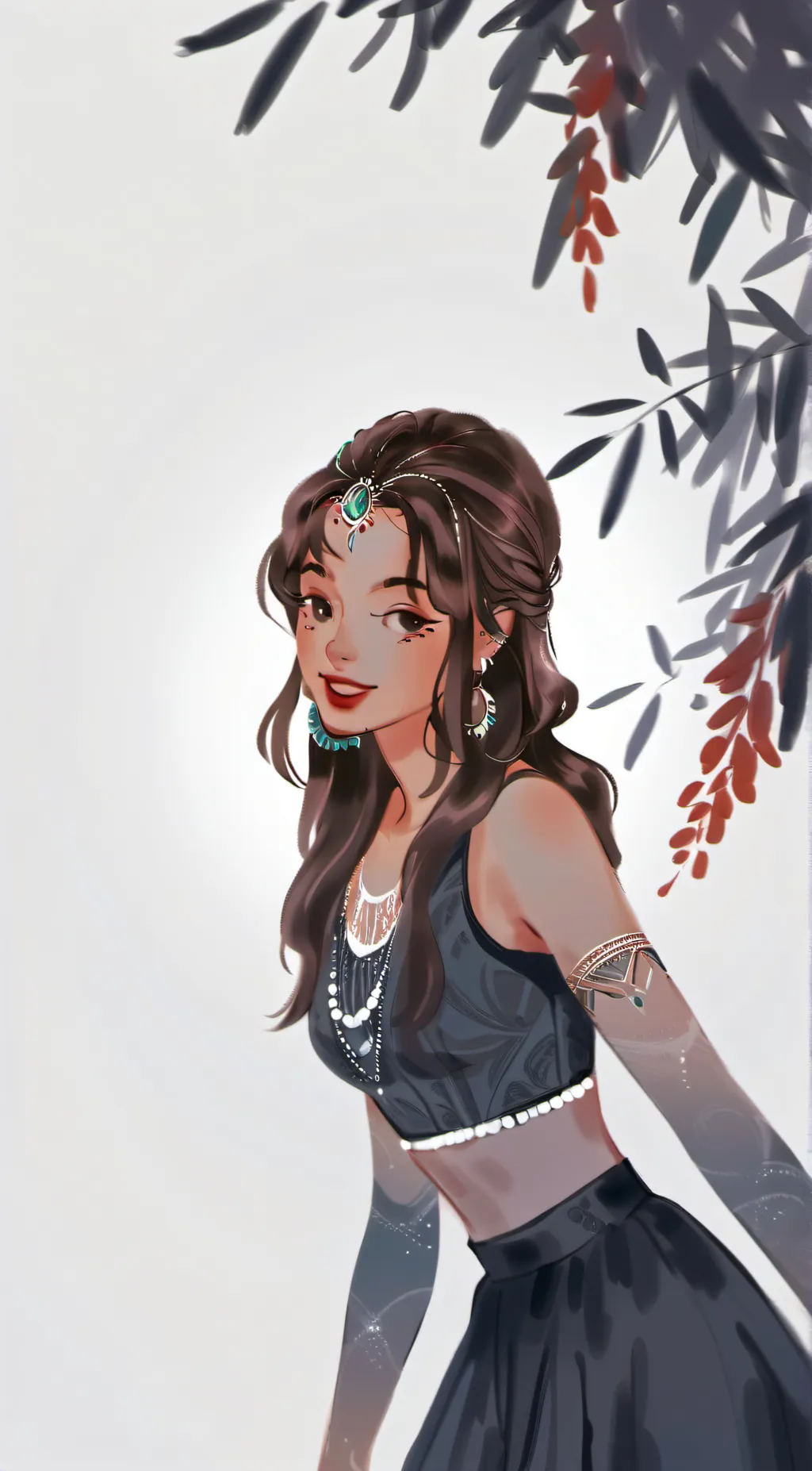 ai character: page background