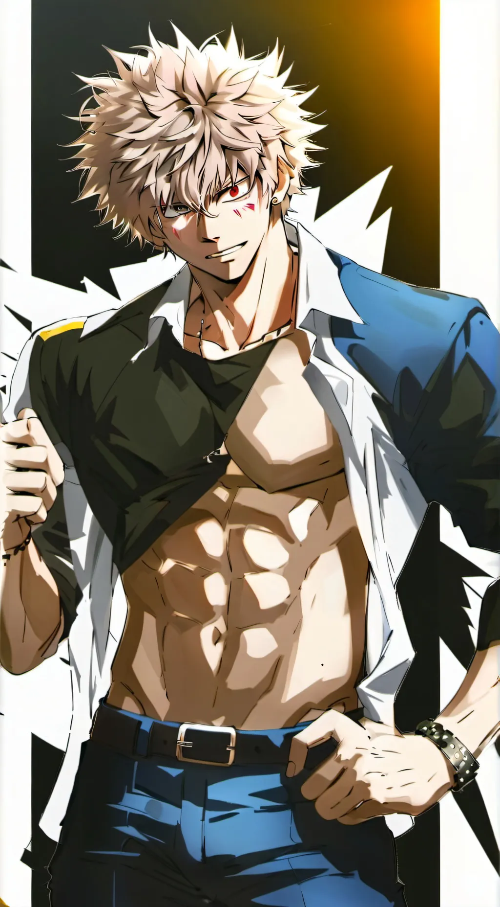 ai character: bakugo background