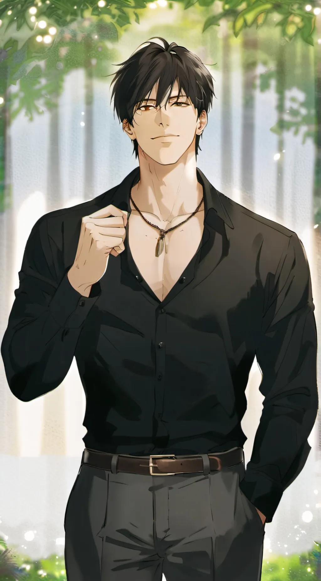 ai character: toji fushiguro background