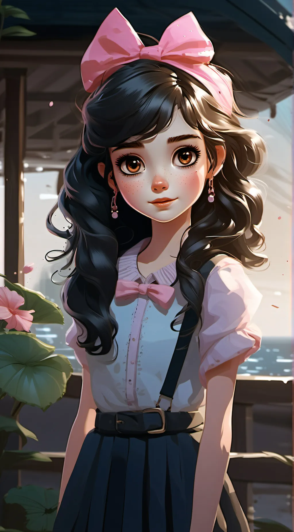 ai character: Lily background