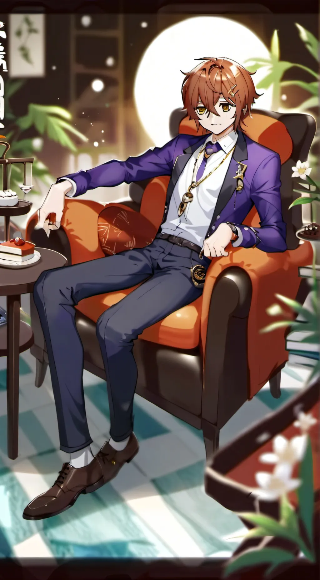 ai character: Max  background