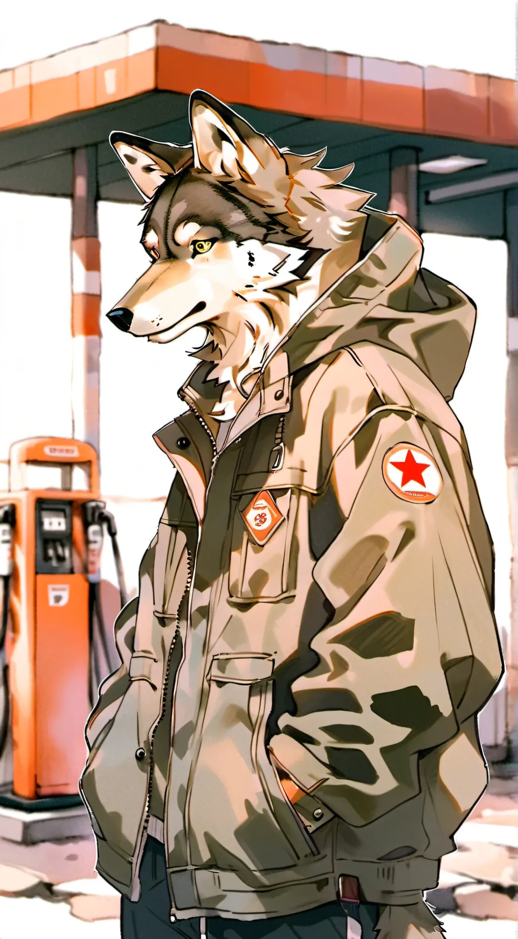 ai character: Keith McCord  background