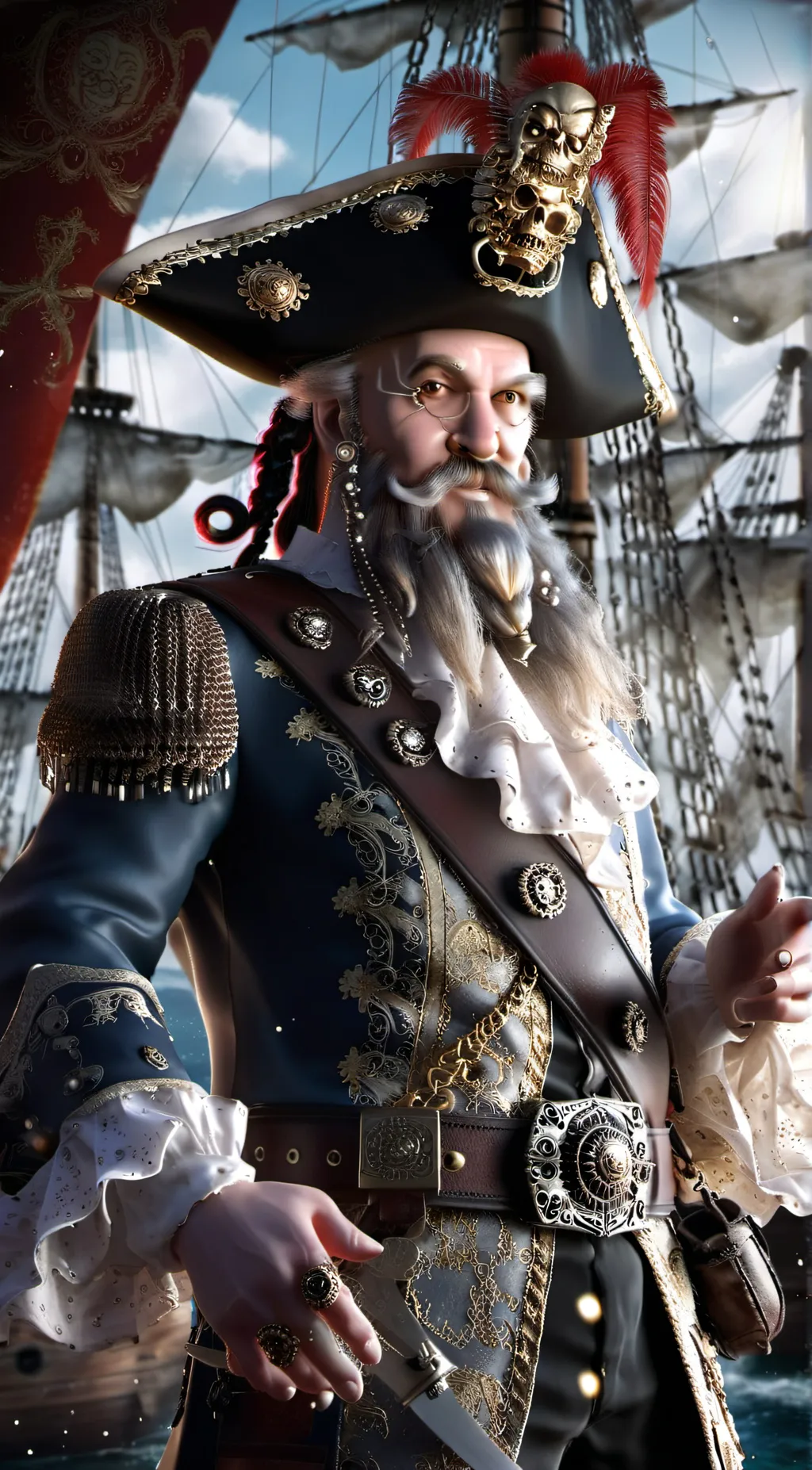 ai character: King Of The high c background