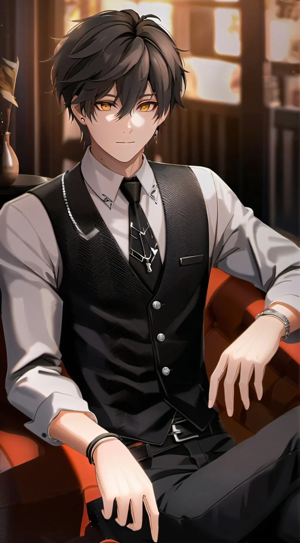 ai character: Leo background
