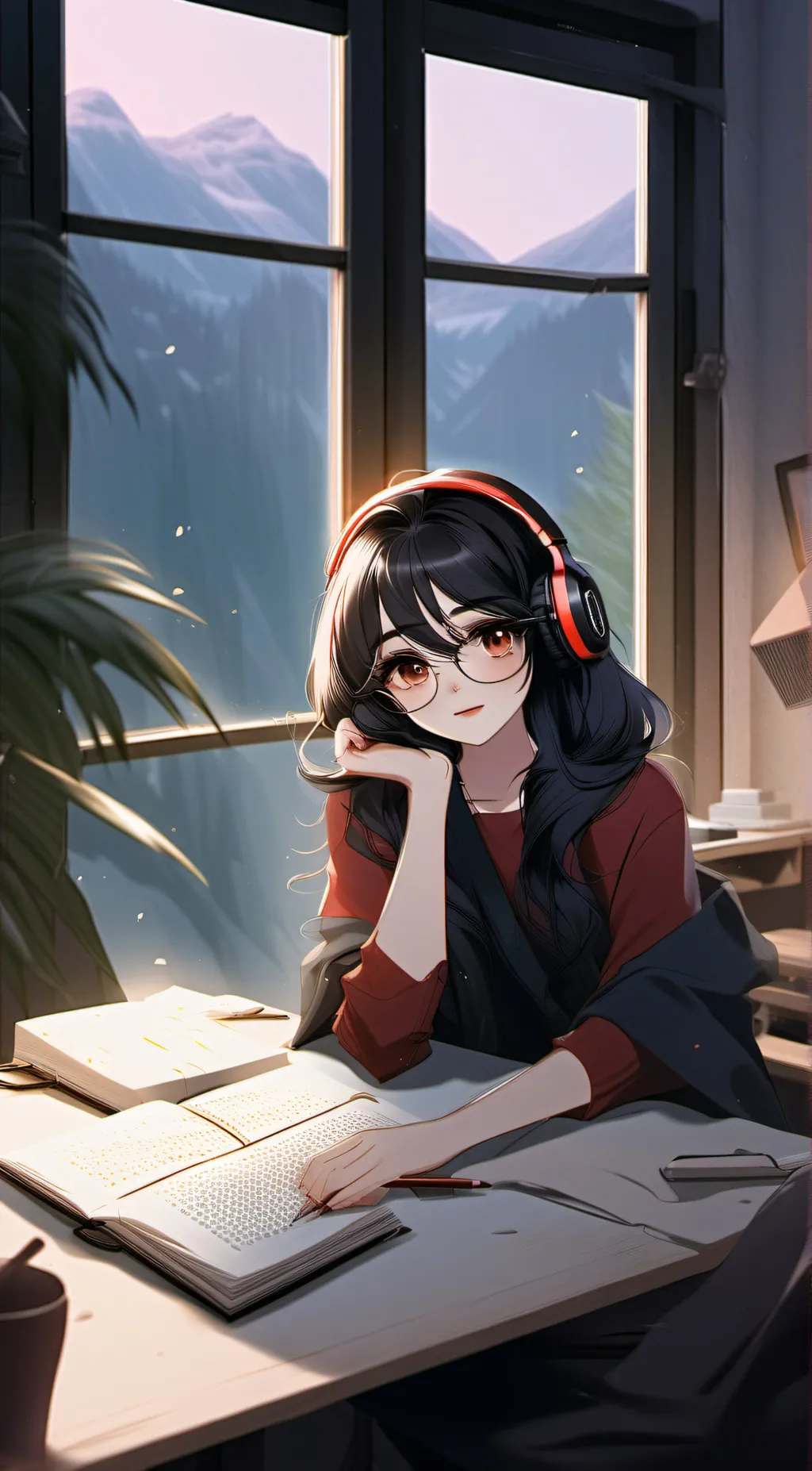 ai character: Ashley background