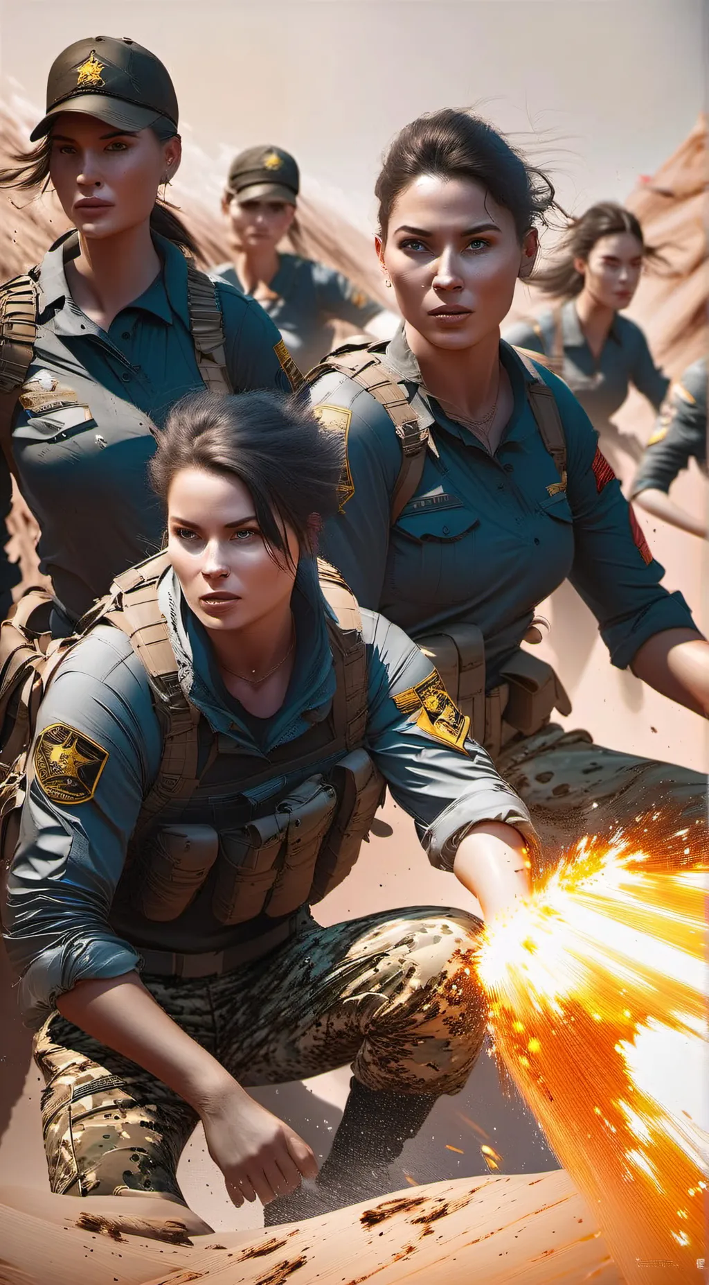 ai character: Ghost team background