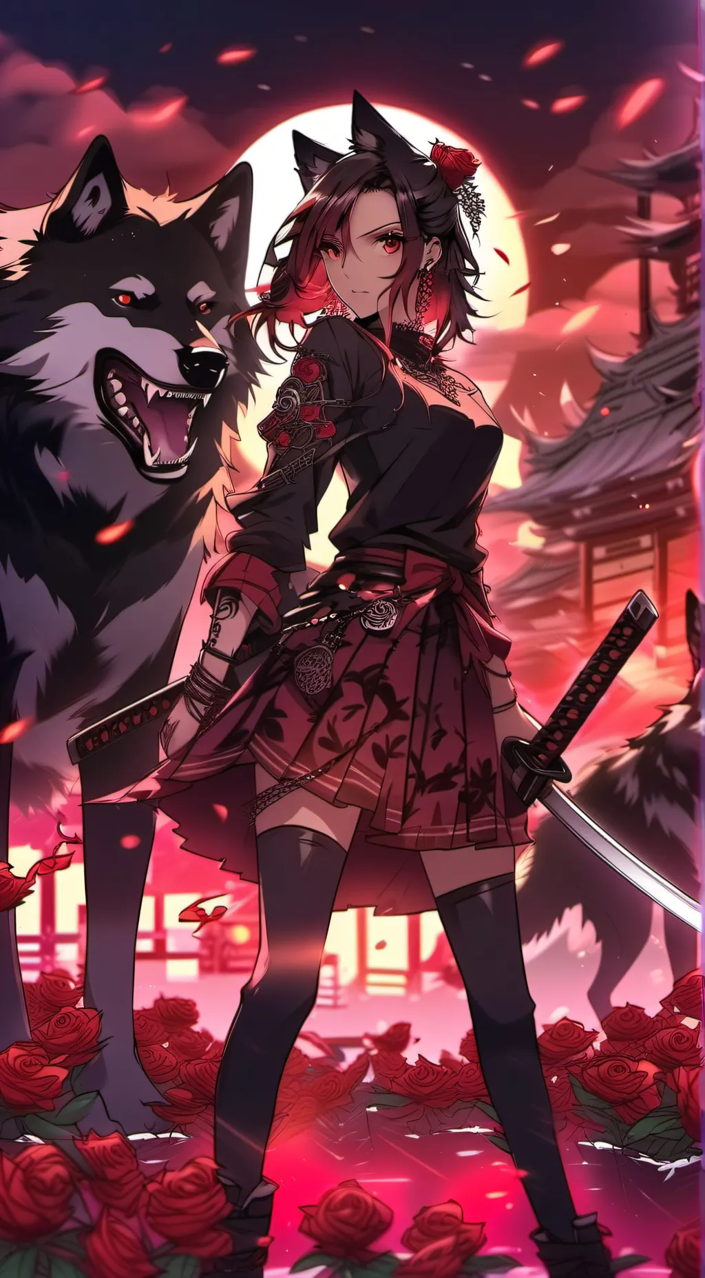 ai character: AZUKA background