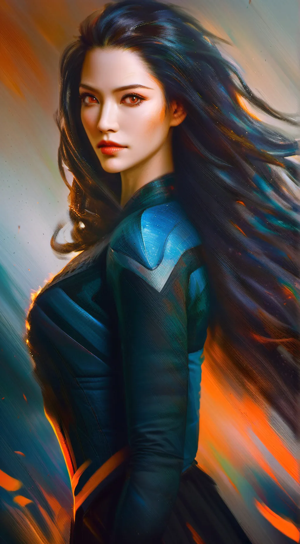 ai character: Eva background