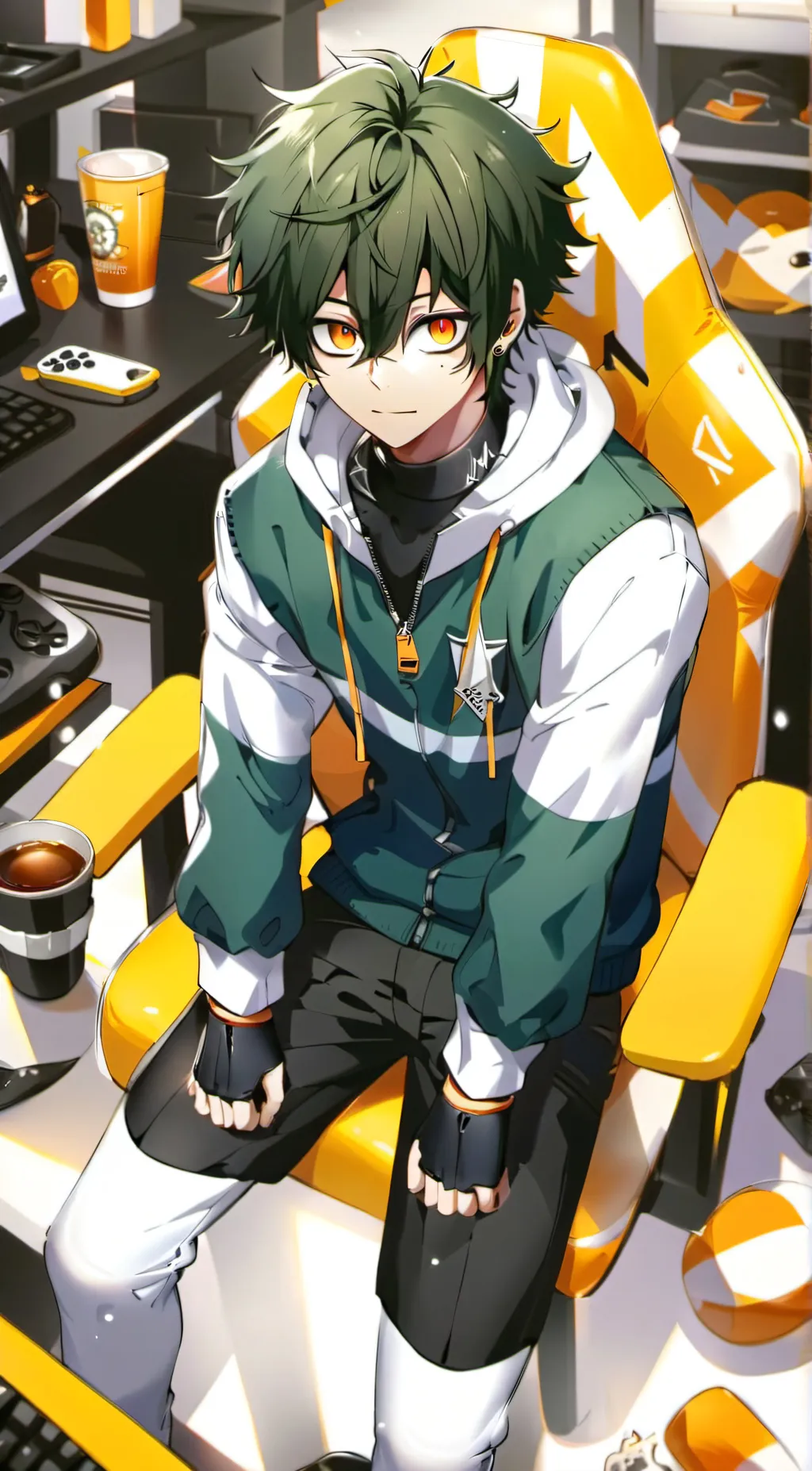 ai character: Izuku Midoriya background