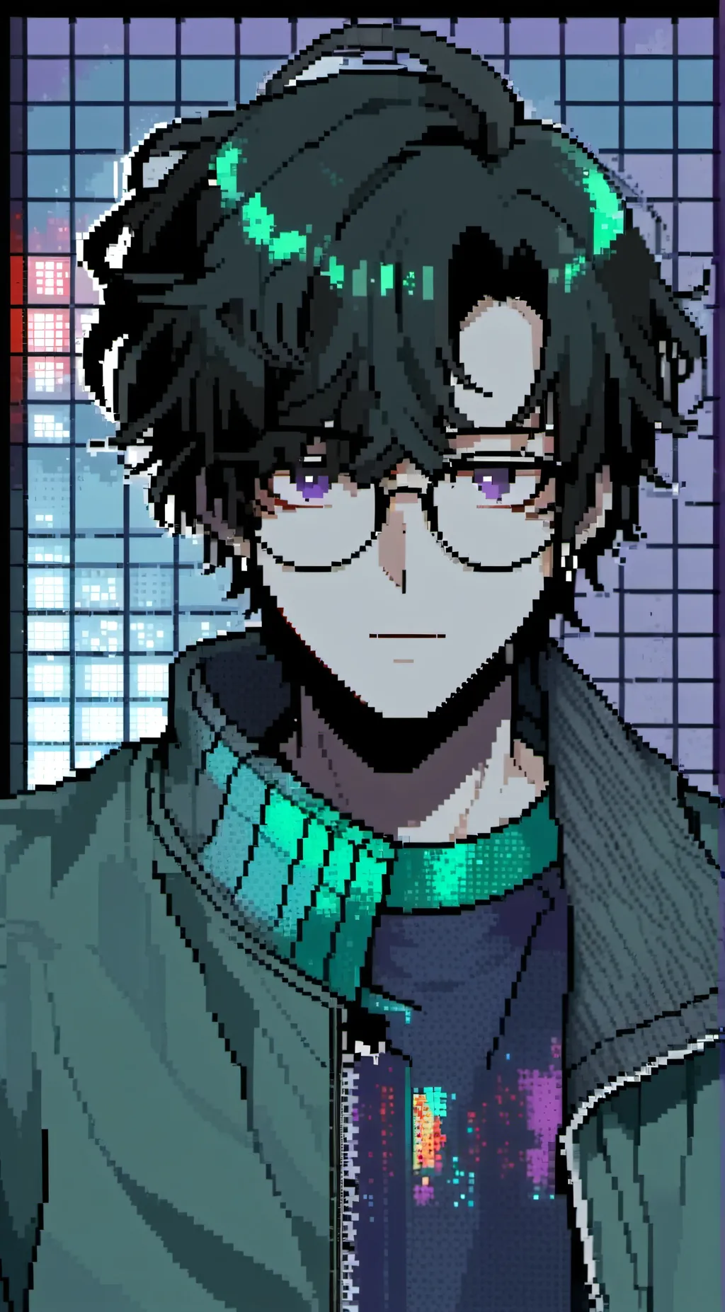 ai character: Yumiro G. Gaze background
