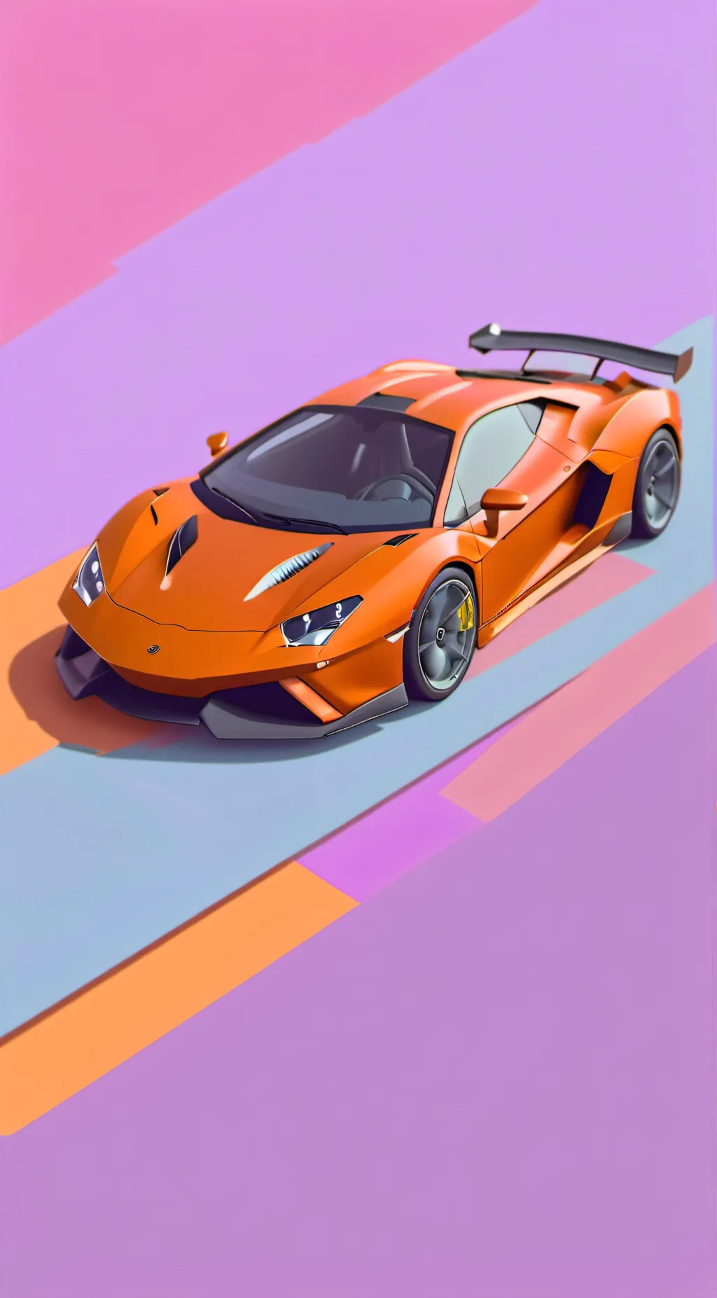 ai character: Lamborgini background