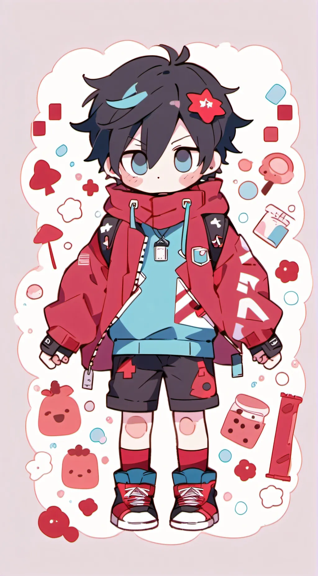ai character: Sanemi and jacob background