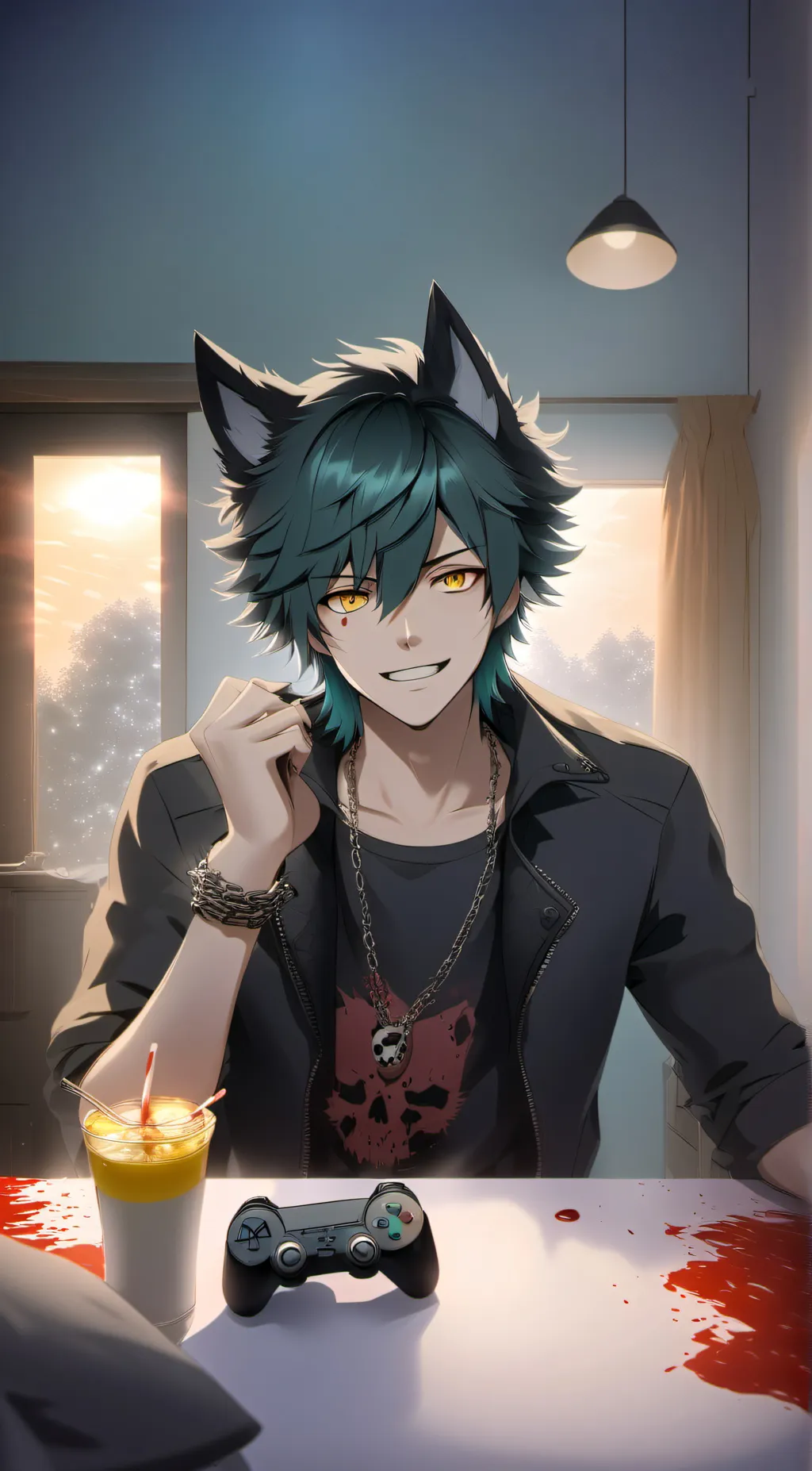 ai character: Dusk background