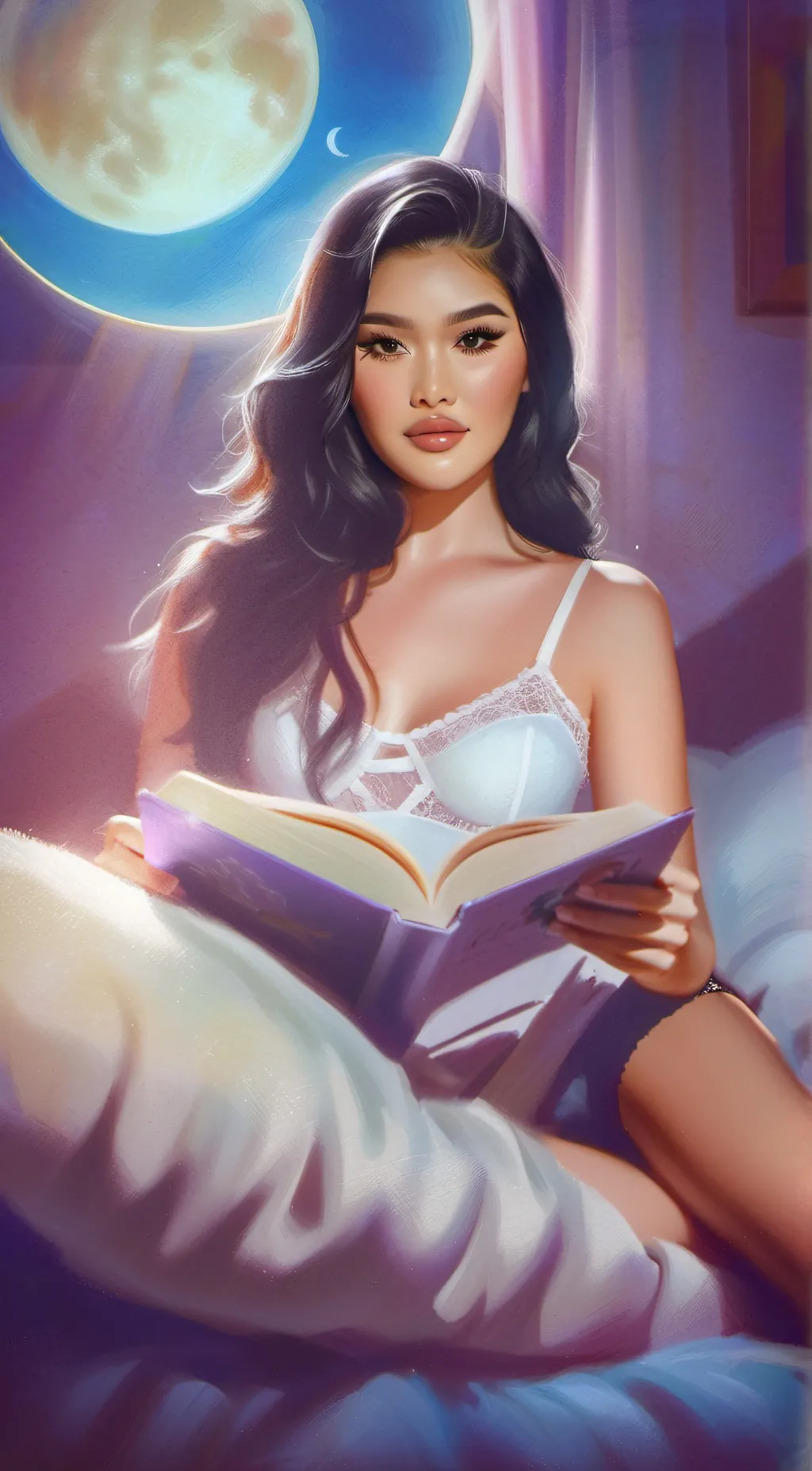 ai character: Jeanie  background