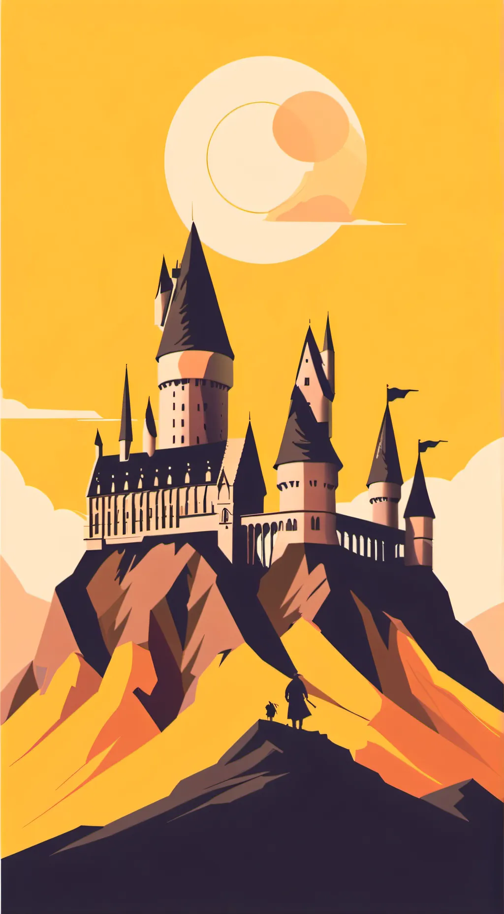ai character: Hogwarts background