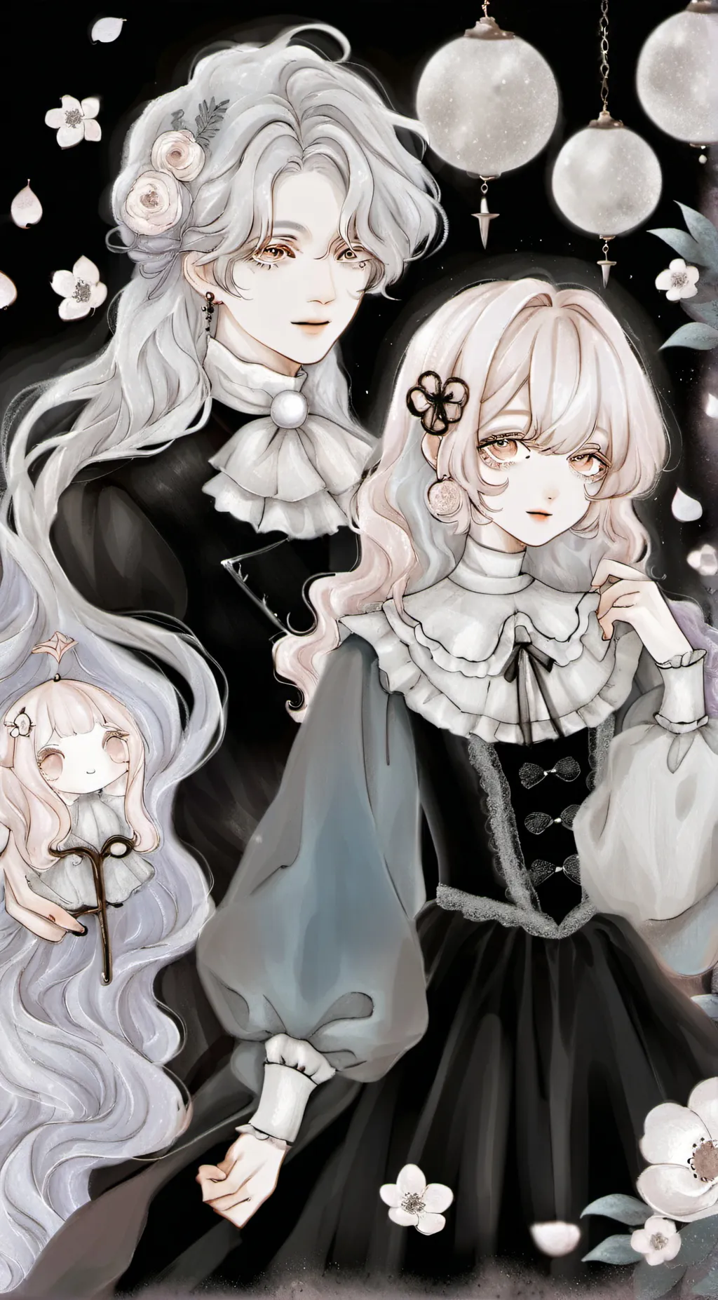 ai character: Zoe and Zinn background