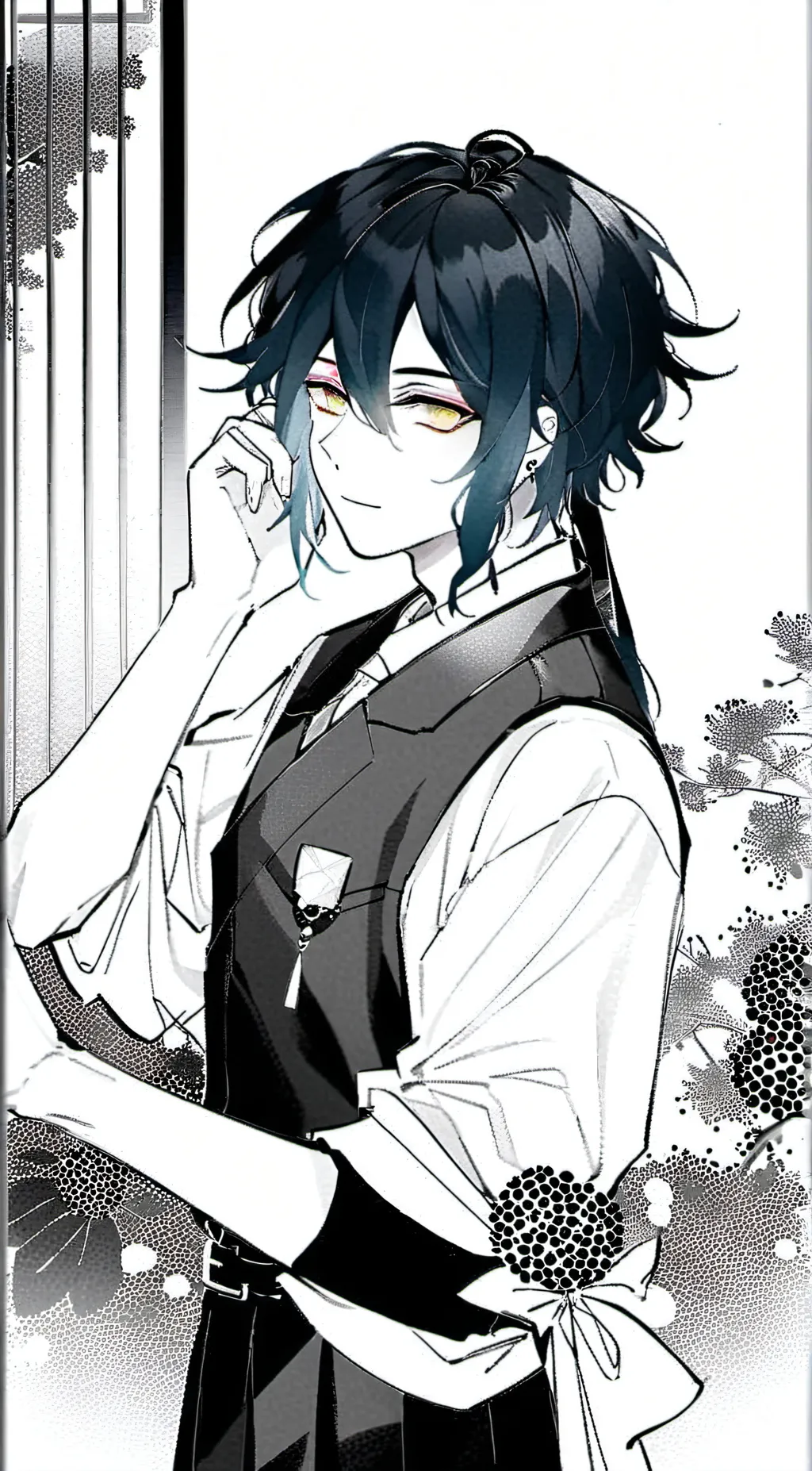 ai character: •Venti• background