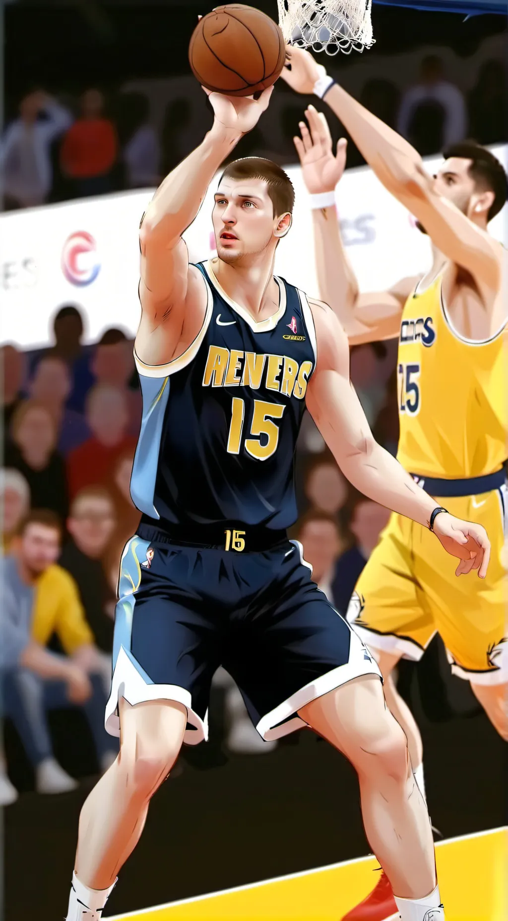 ai character: Nikola Jokic background