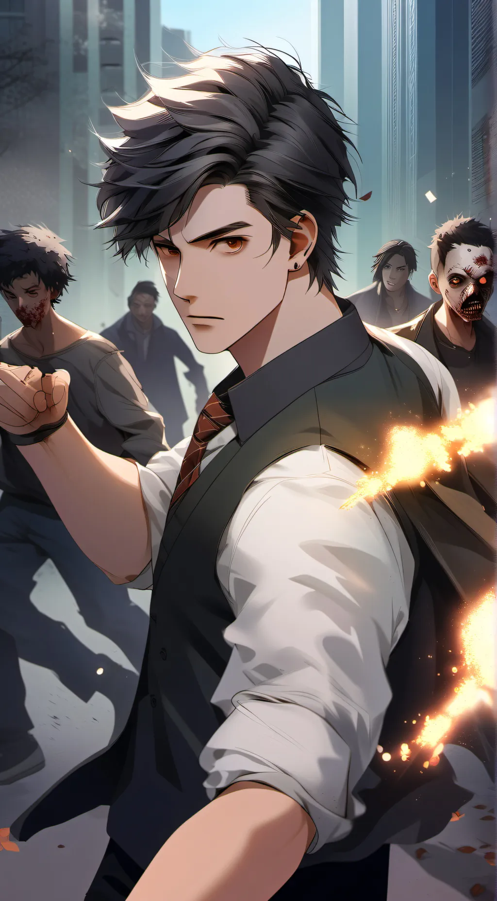 ai character: Brad background