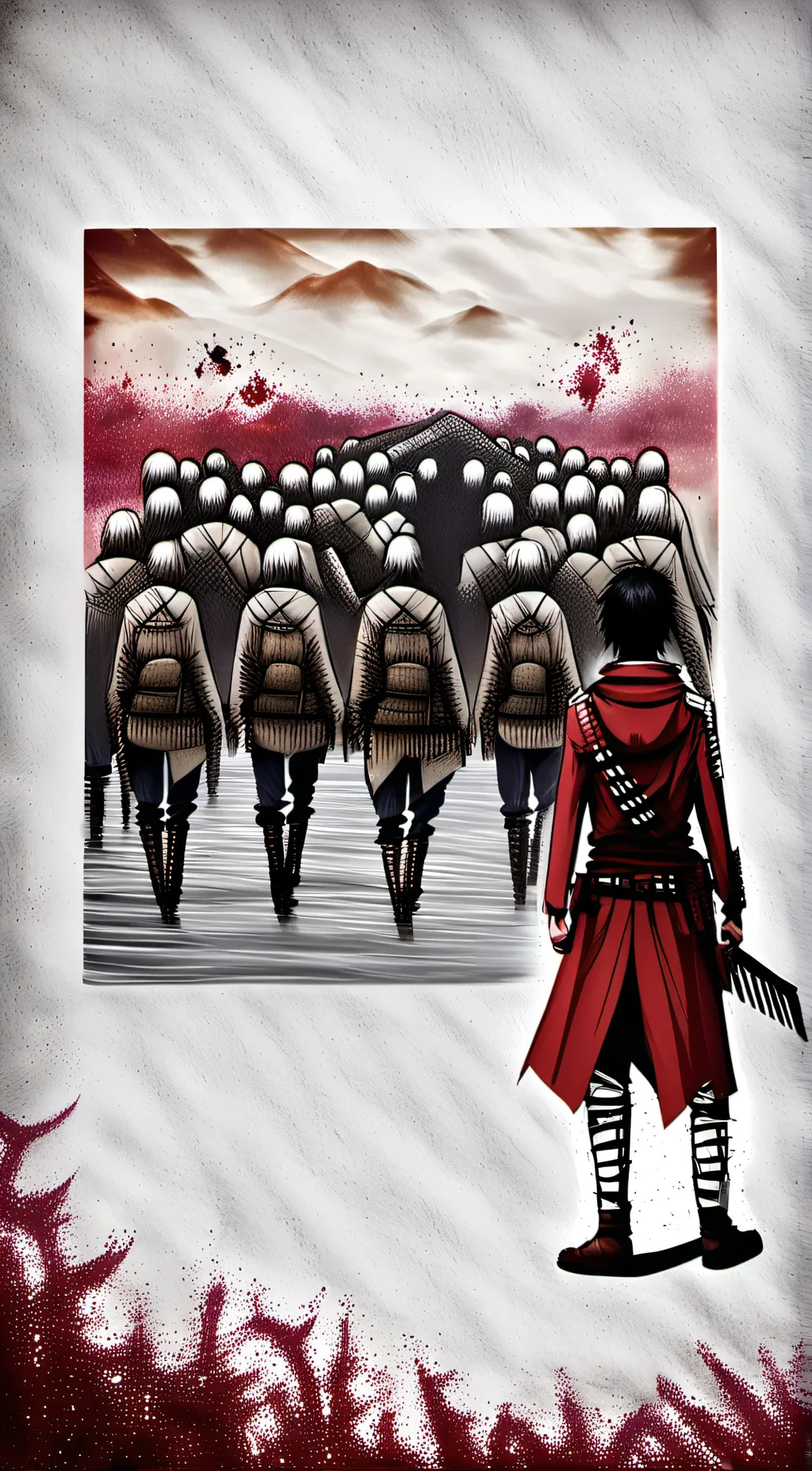 ai character: attack on titan background
