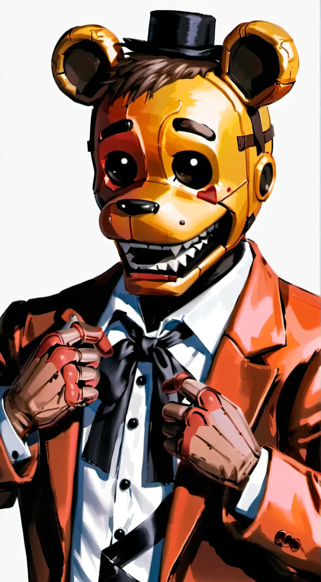 ai character: Withered Freddy background