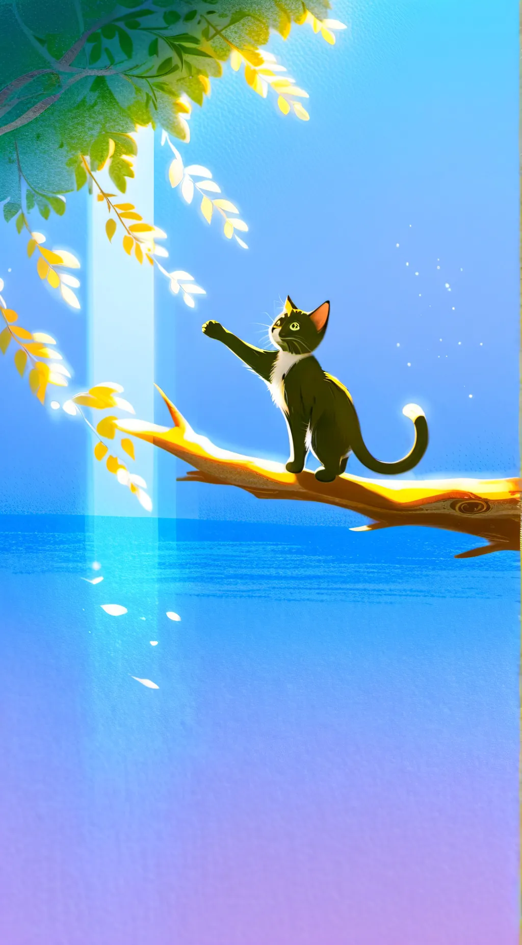 ai character: focuse  background