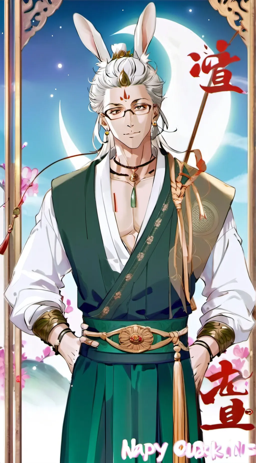 ai character: Buddha background