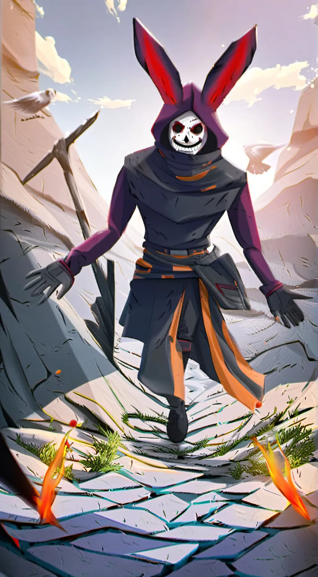 ai character: voki background