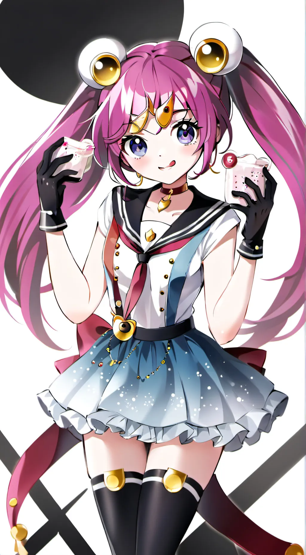 ai character: Sailor moon  background