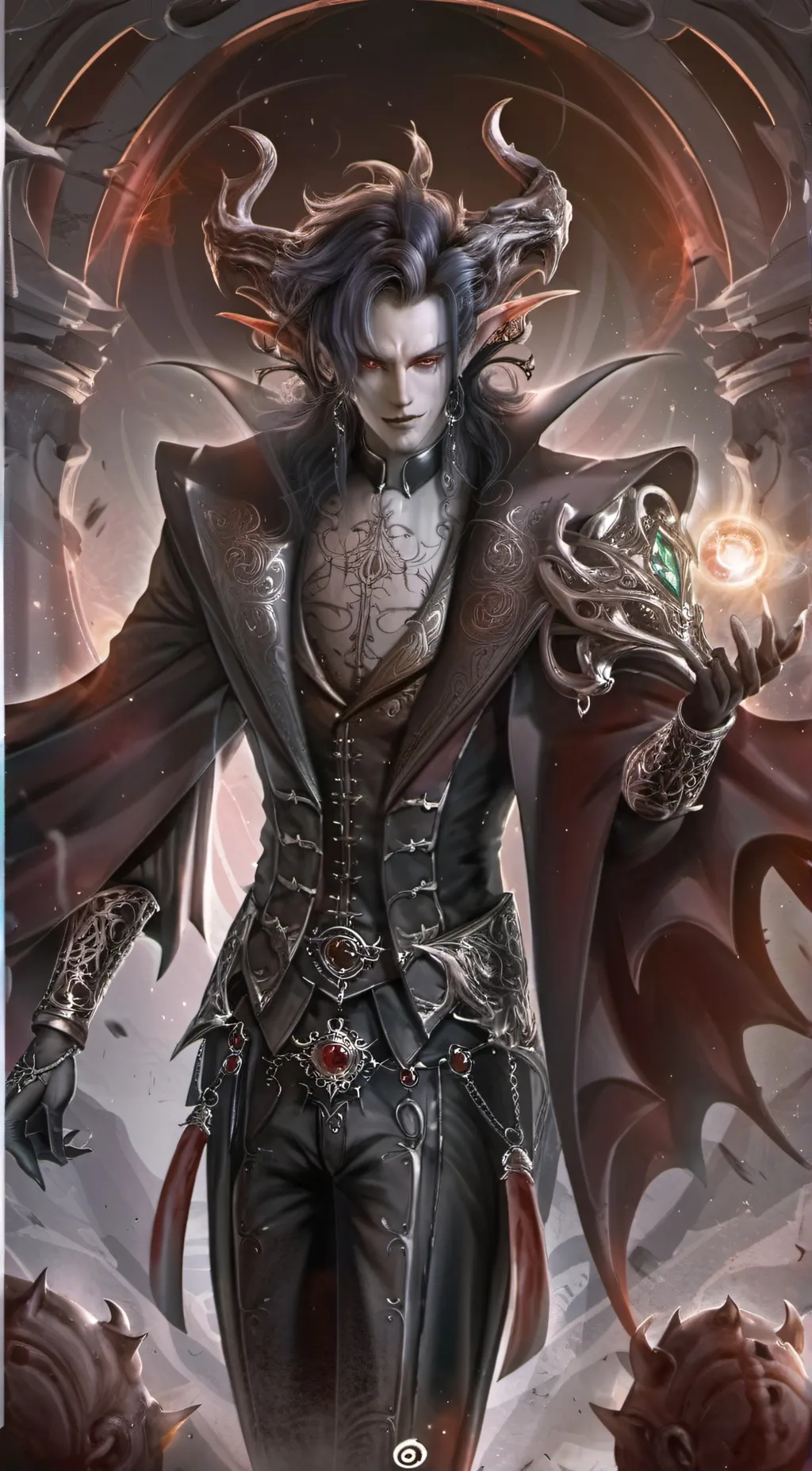 ai character: Ash background